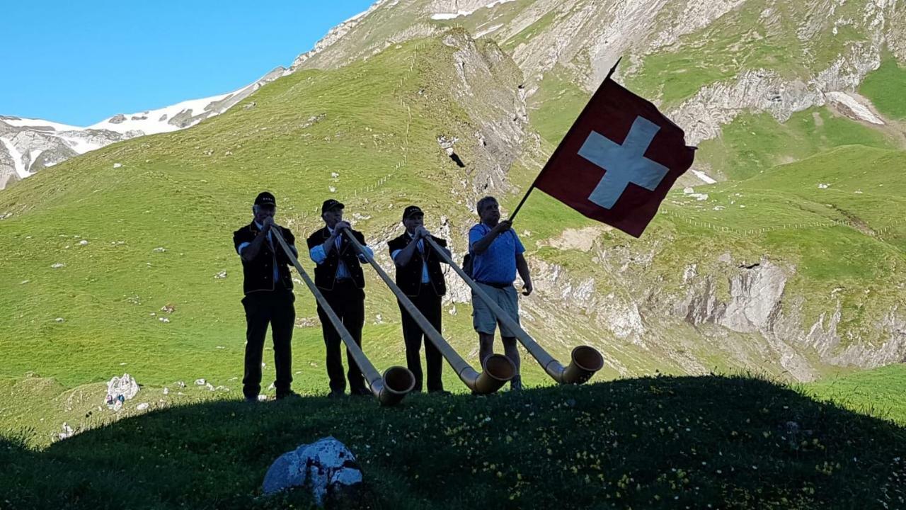 Chalet Aloa Apartman Adelboden Kültér fotó